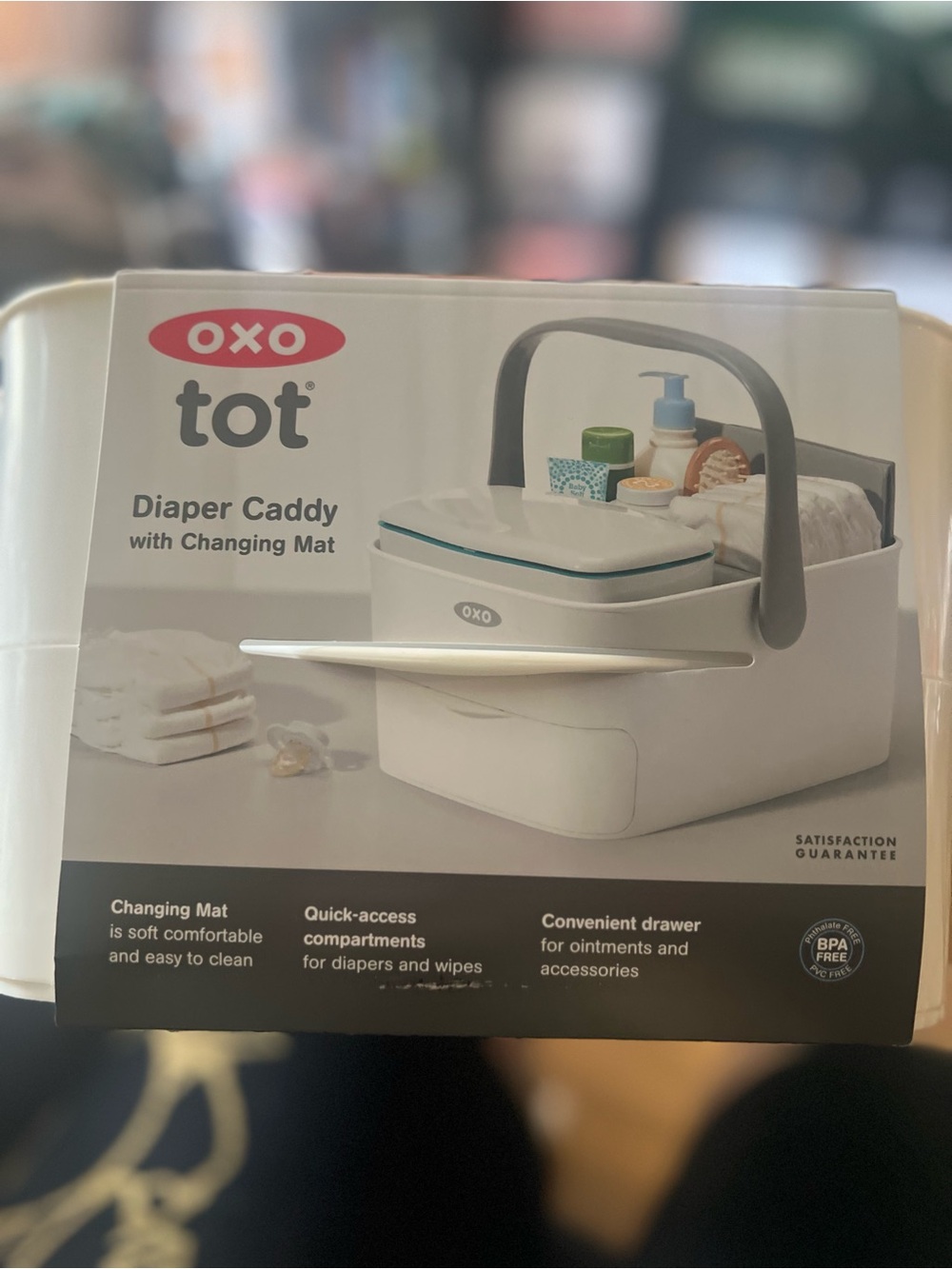 Oxo Diaper Caddy with Changing Mat